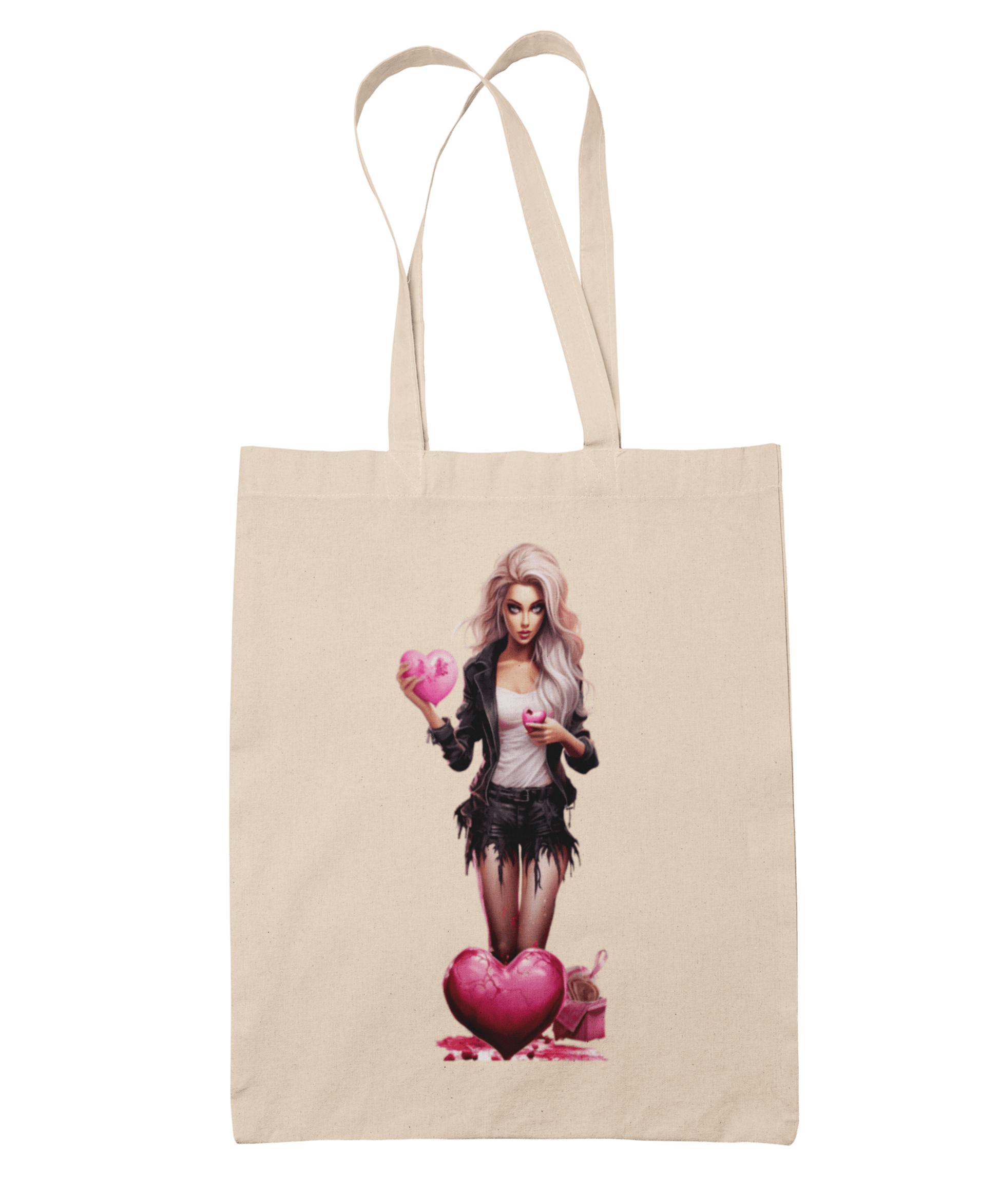  Gothic Heart Barbie Tote Bag