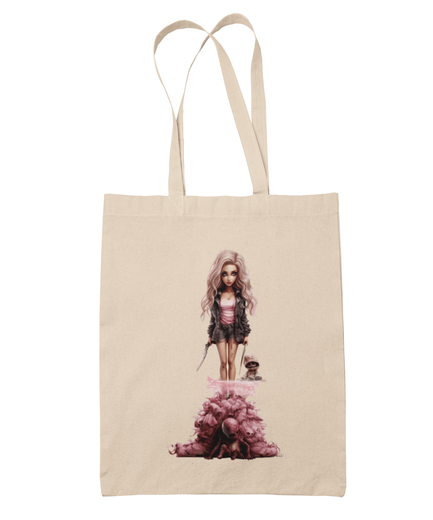  Gothic Rocker Barbie Tote Bag