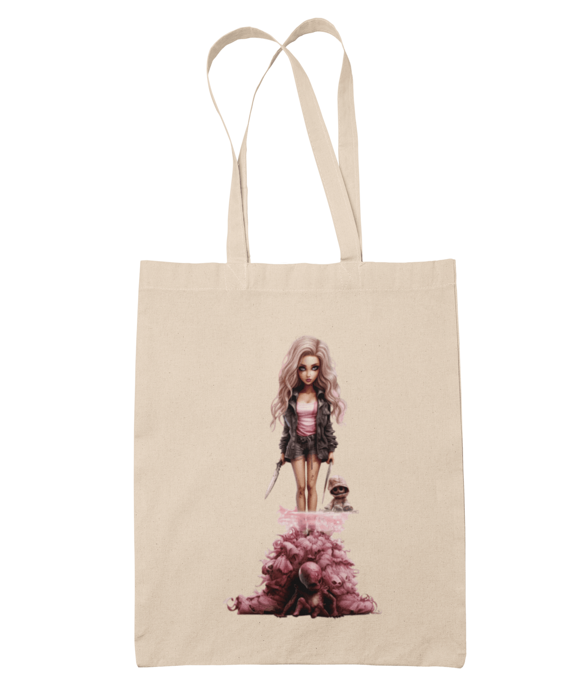  Gothic Rocker Barbie Tote Bag