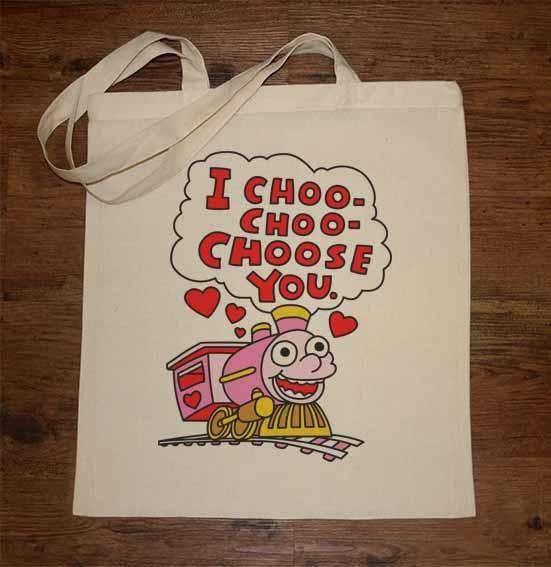  I Choo-Choo-Choose You Tote Bag