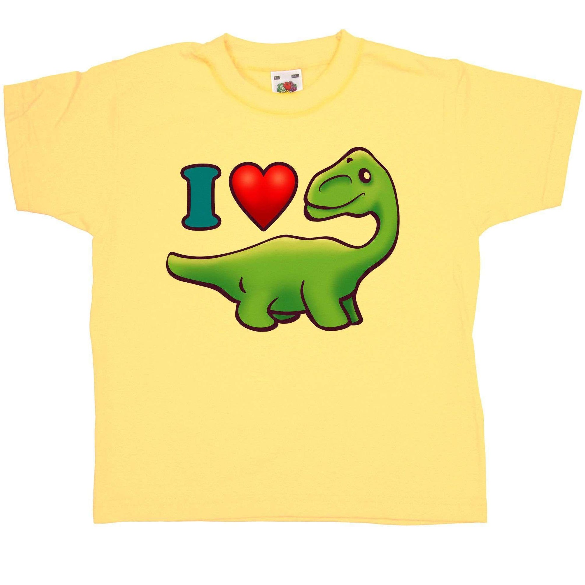  I Heart Dinosaurs Kids T-Shirt