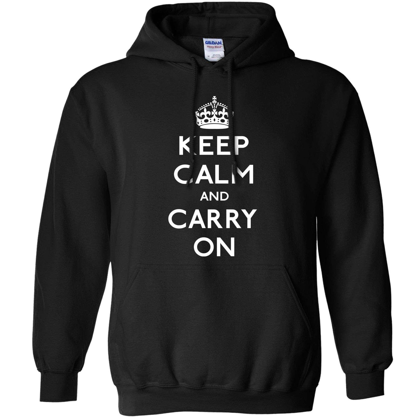  Keep Calm And Carry On Hoodie