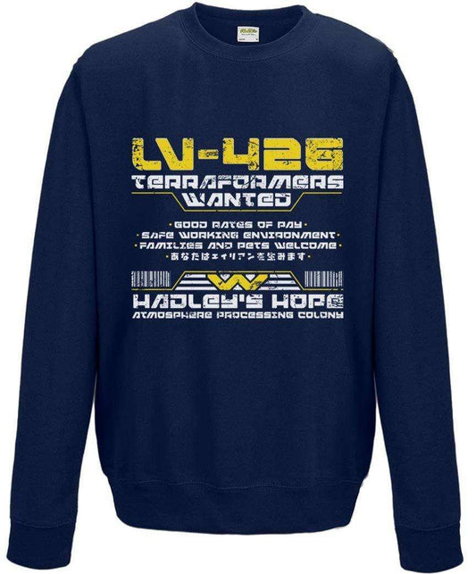  LV-426 Hadley's Hope Terraformers Sweatshirt