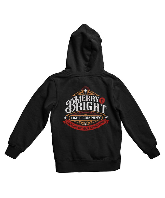  Merry Bright Light Company Colour Back Printed Christmas Hoodie