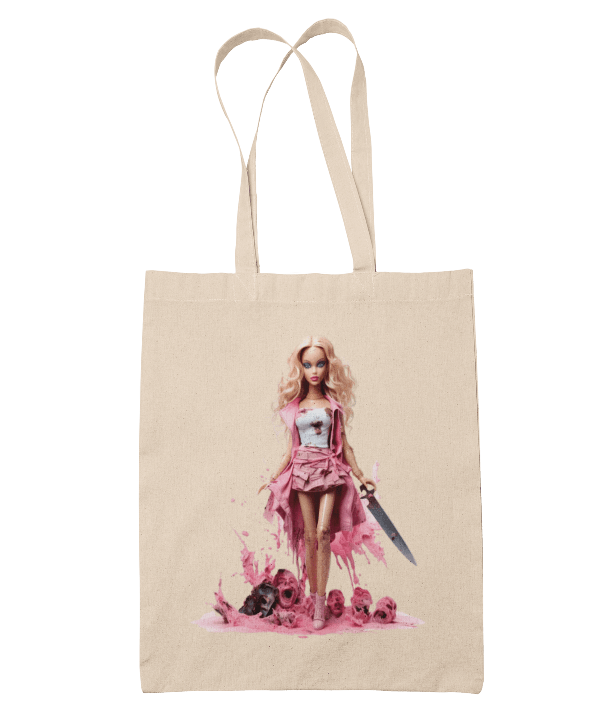  Murdering Gothic Barbie Tote Bag