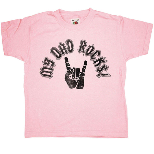  My Dad Rocks Childrens T-Shirt