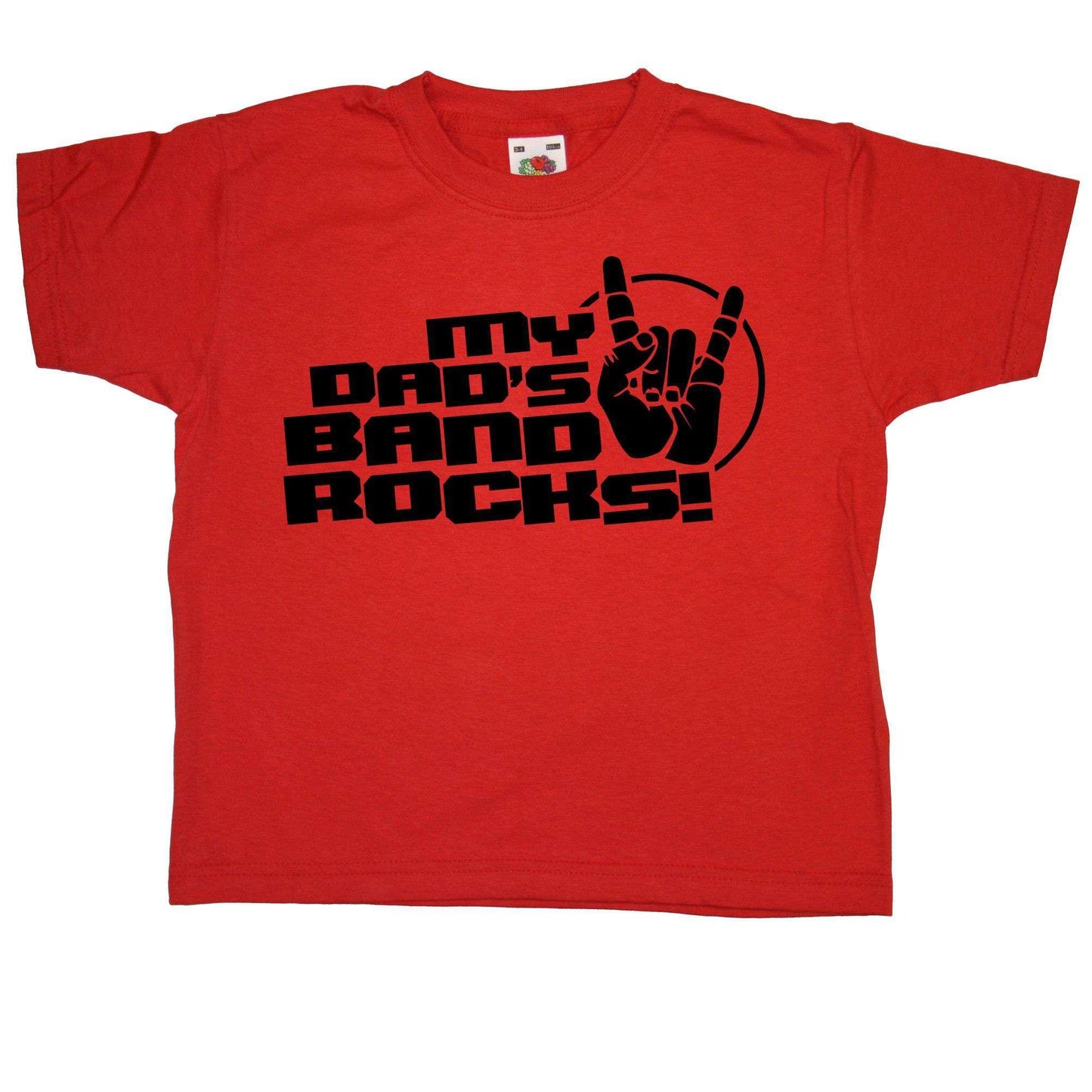  My Dads Band Rocks Childrens T-Shirt