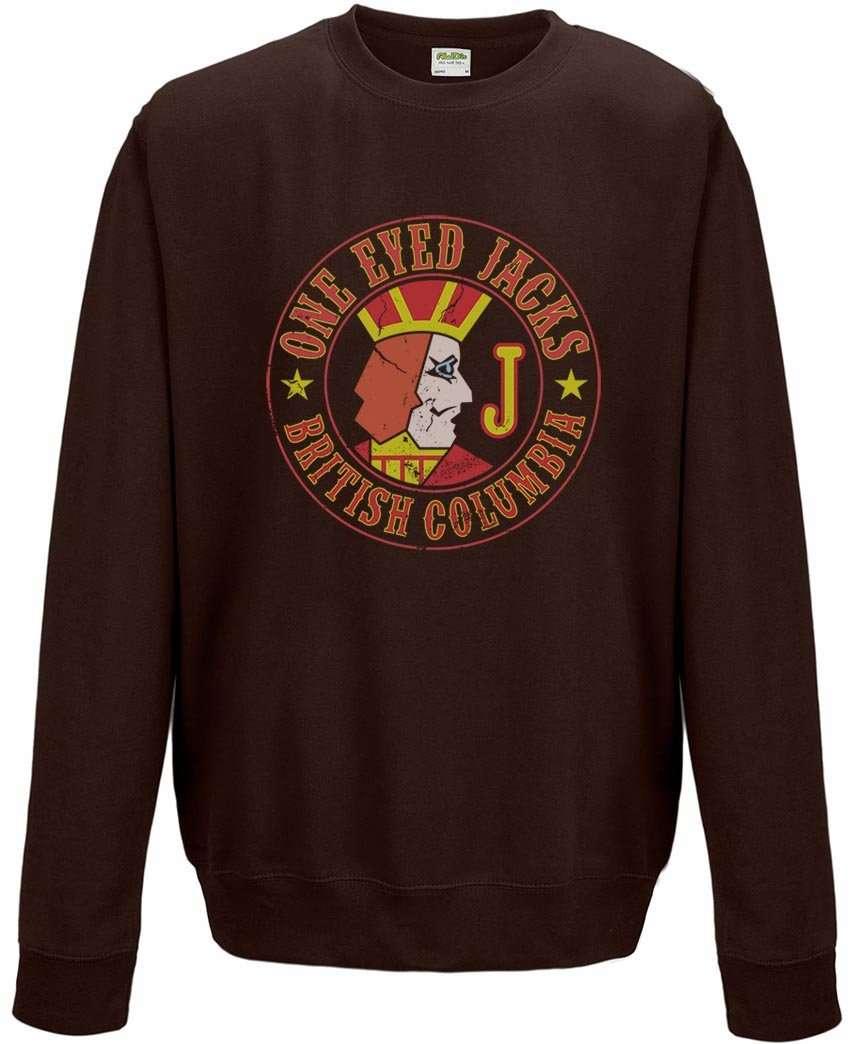  One Eyed Jacks Circular Logo Sweatshirt