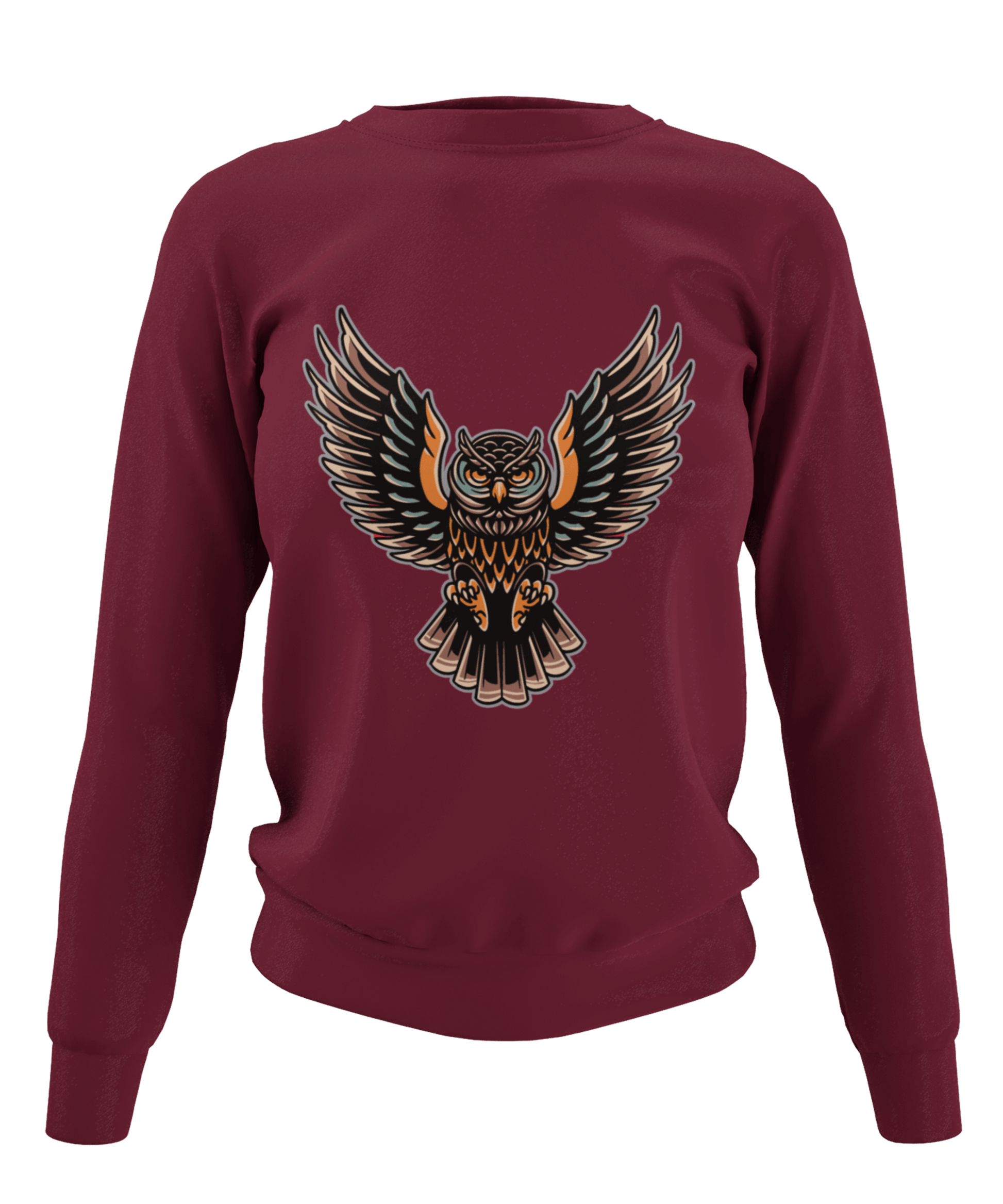  Owl Tattoo Design Sweatshirt