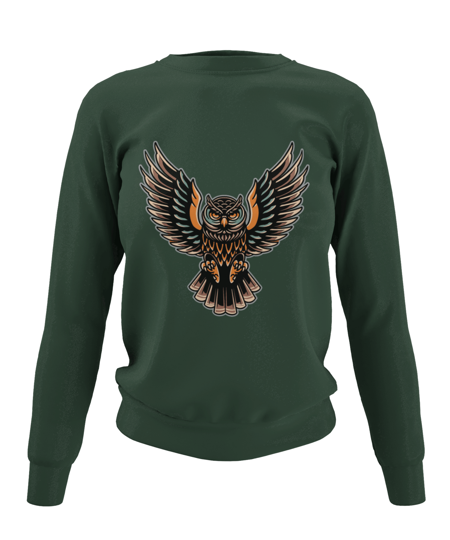  Owl Tattoo Design Sweatshirt