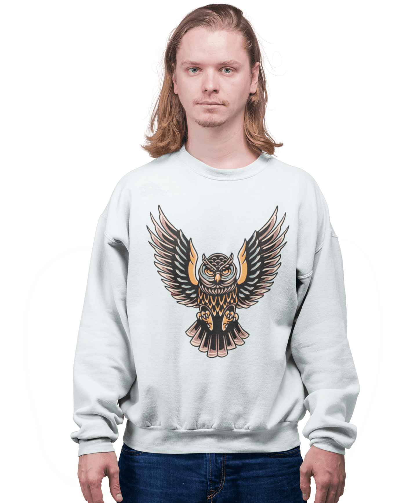  Owl Tattoo Design Sweatshirt