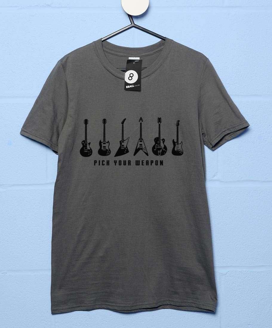  Pick Your Weapon Guitar T-Shirt