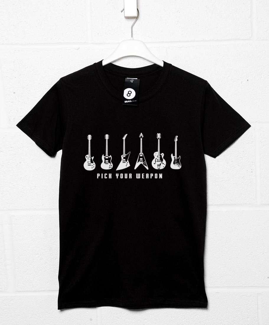  Pick Your Weapon Guitar T-Shirt