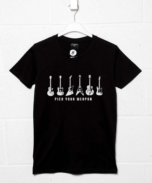  Pick Your Weapon Guitar T-Shirt