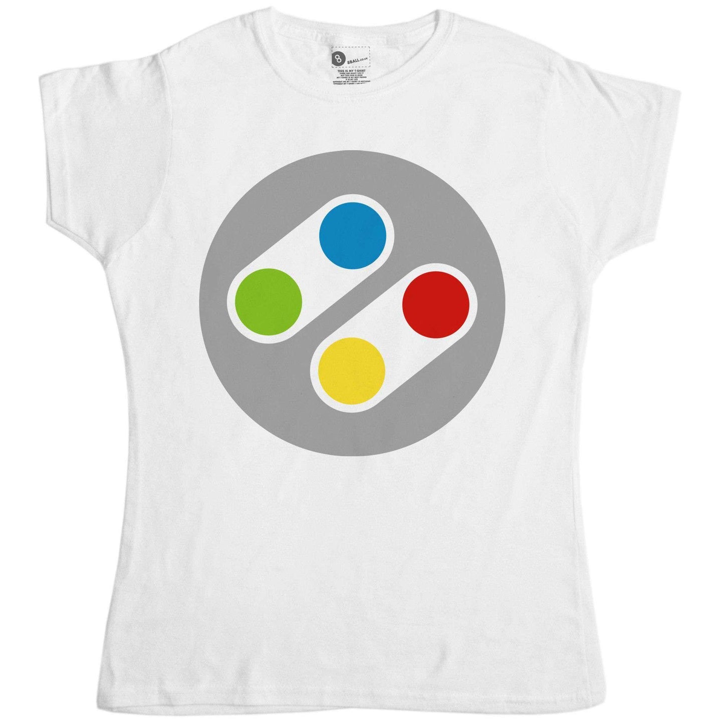  Retro Controller Womens Fitted T-Shirt