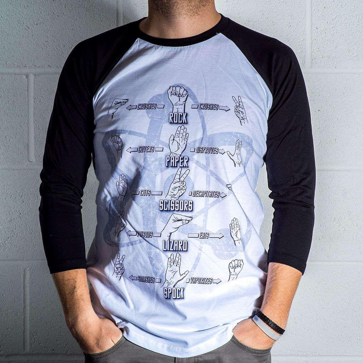  Rock Paper Scissors Lizard Spock Long Sleeve T-Shirt