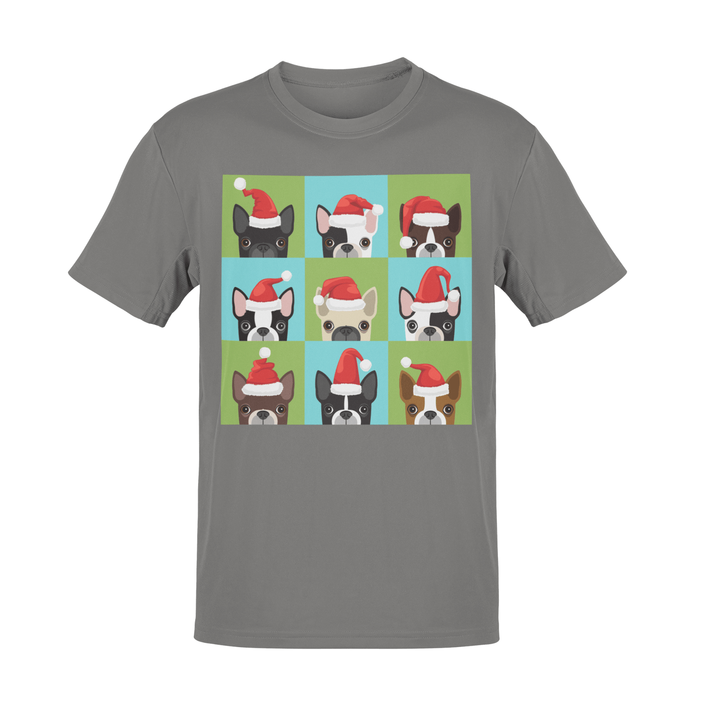  Santa Hat Pugs Christmas Kids T-Shirt