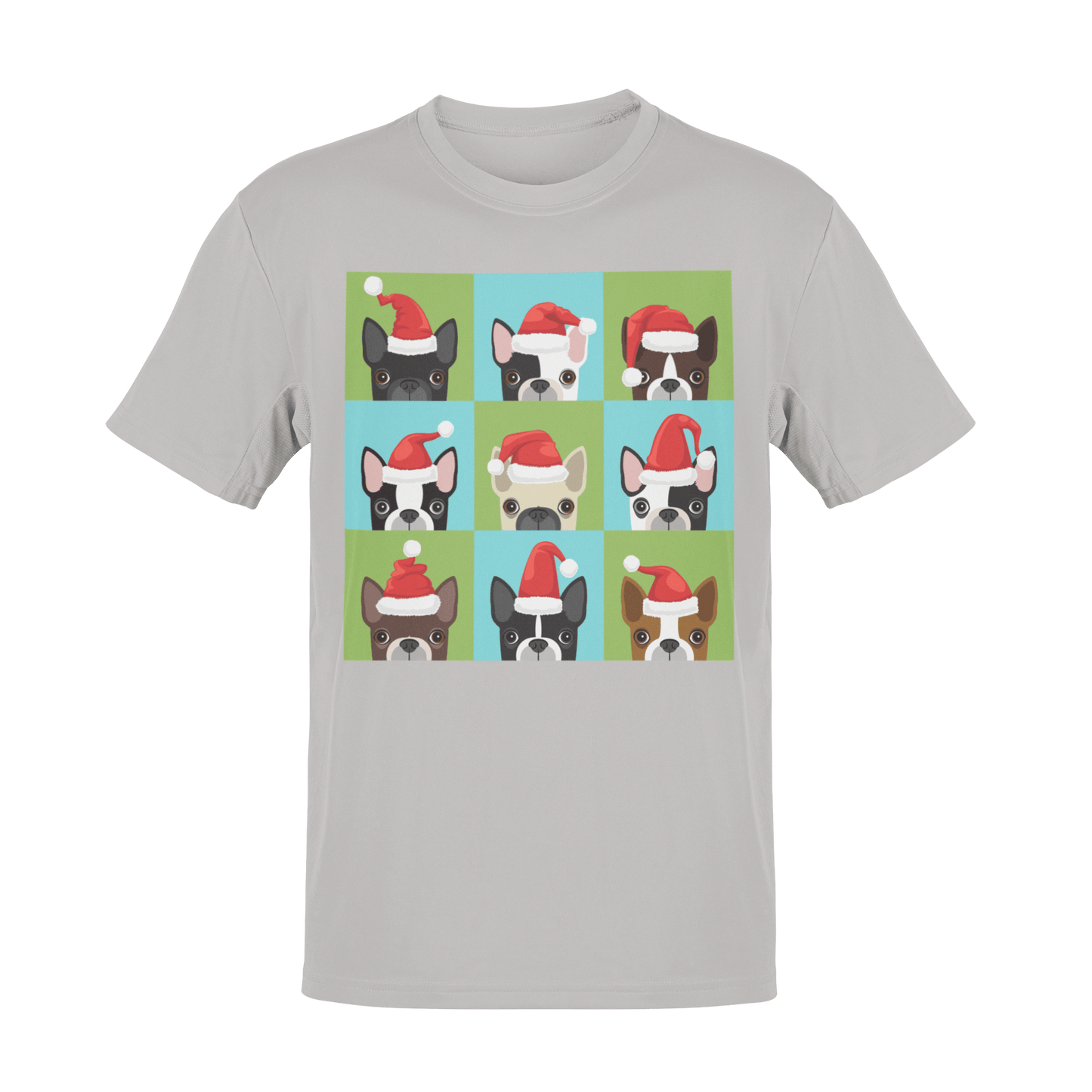  Santa Hat Pugs Christmas Kids T-Shirt