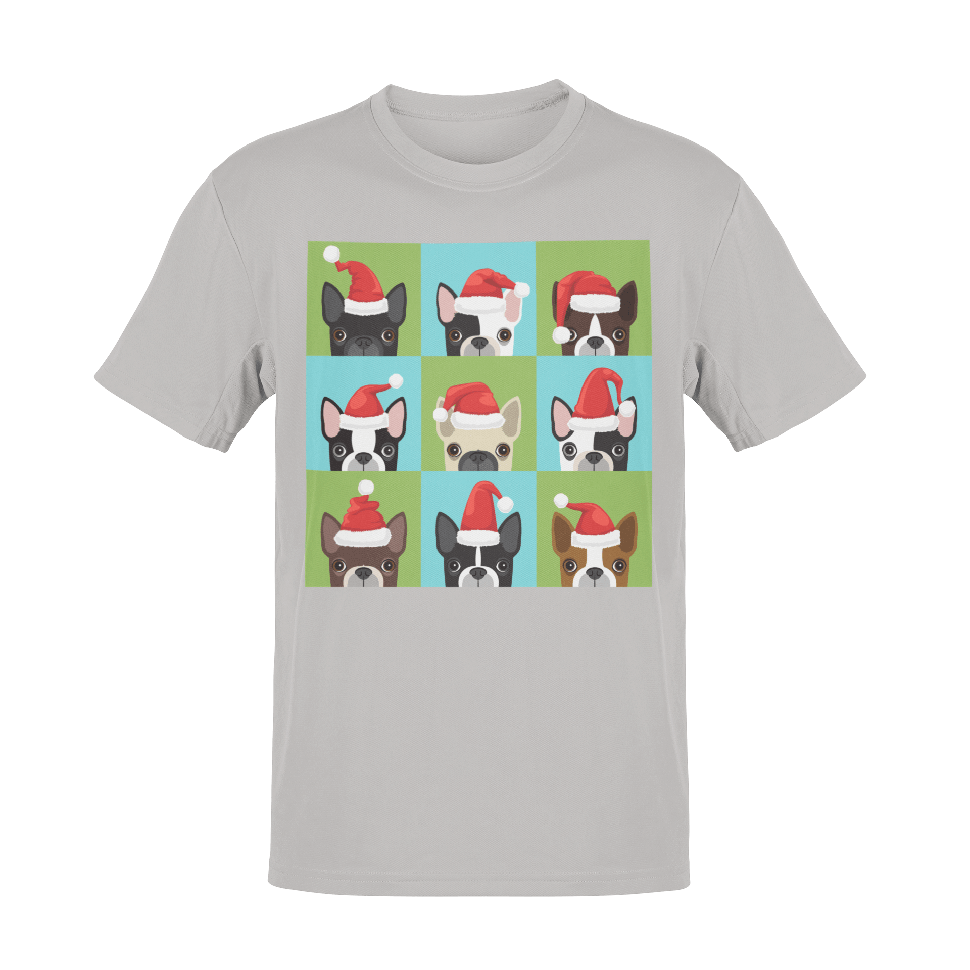  Santa Hat Pugs Christmas Kids T-Shirt