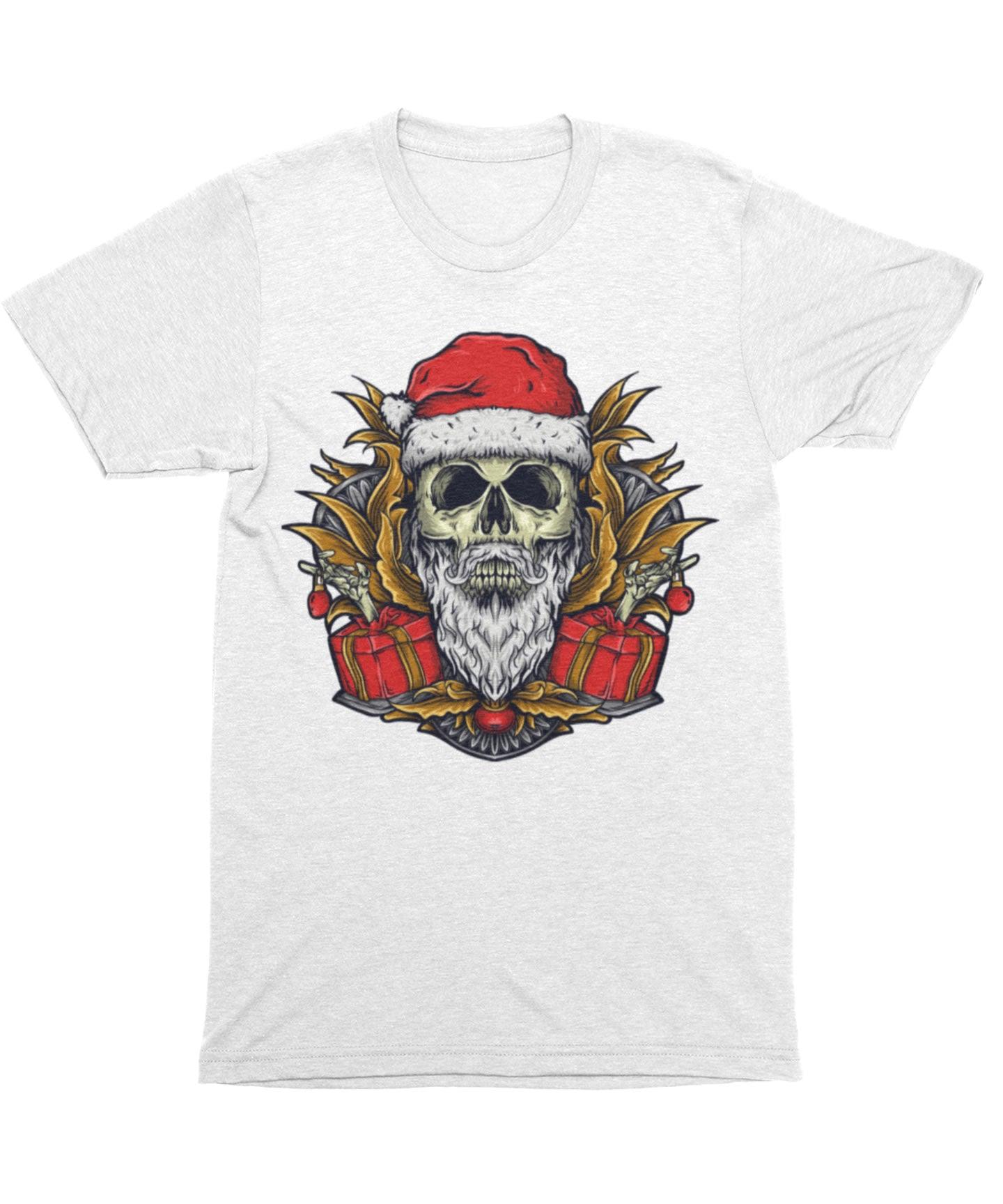  Skull Santa Unisex Christmas T-Shirt