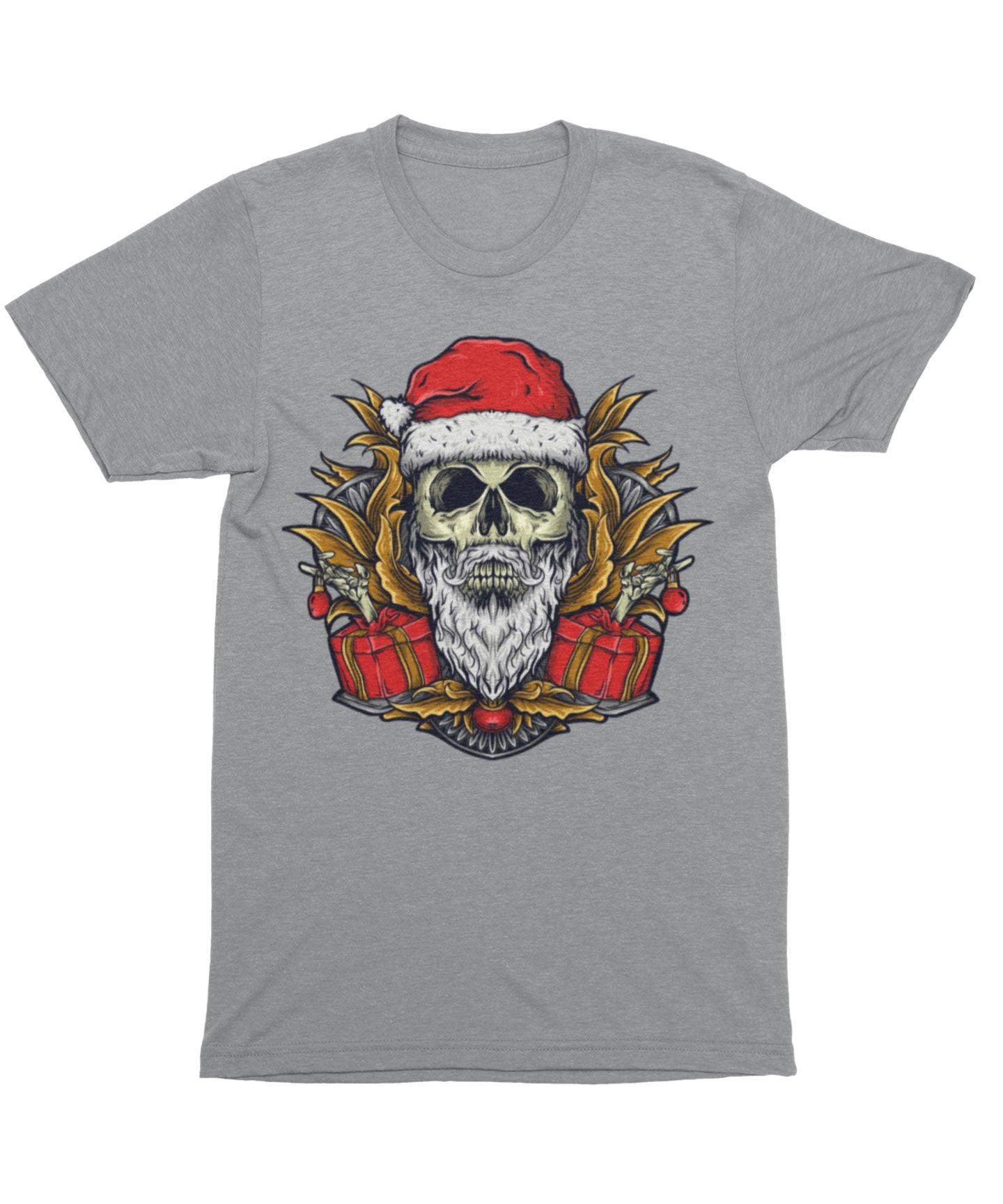  Skull Santa Unisex Christmas T-Shirt