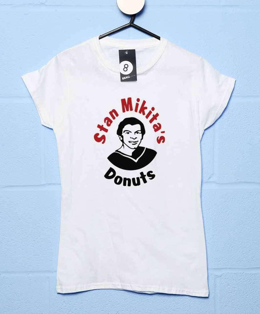  Stan Mikita's Menu Logo T-Shirt For Women