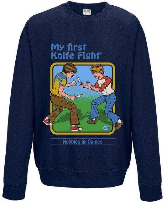  Steven Rhodes My First Knife Fight Sweatshirt