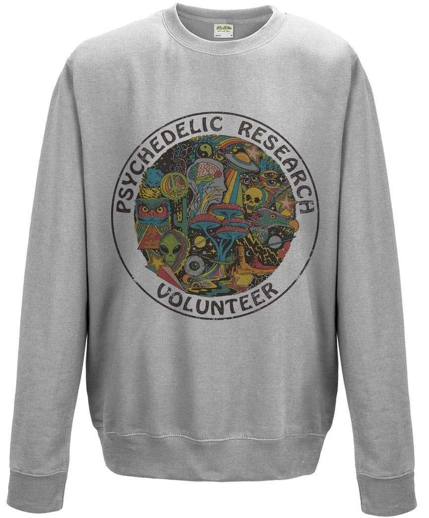  Steven Rhodes Psychedelic Research Volunteer Sweatshirt