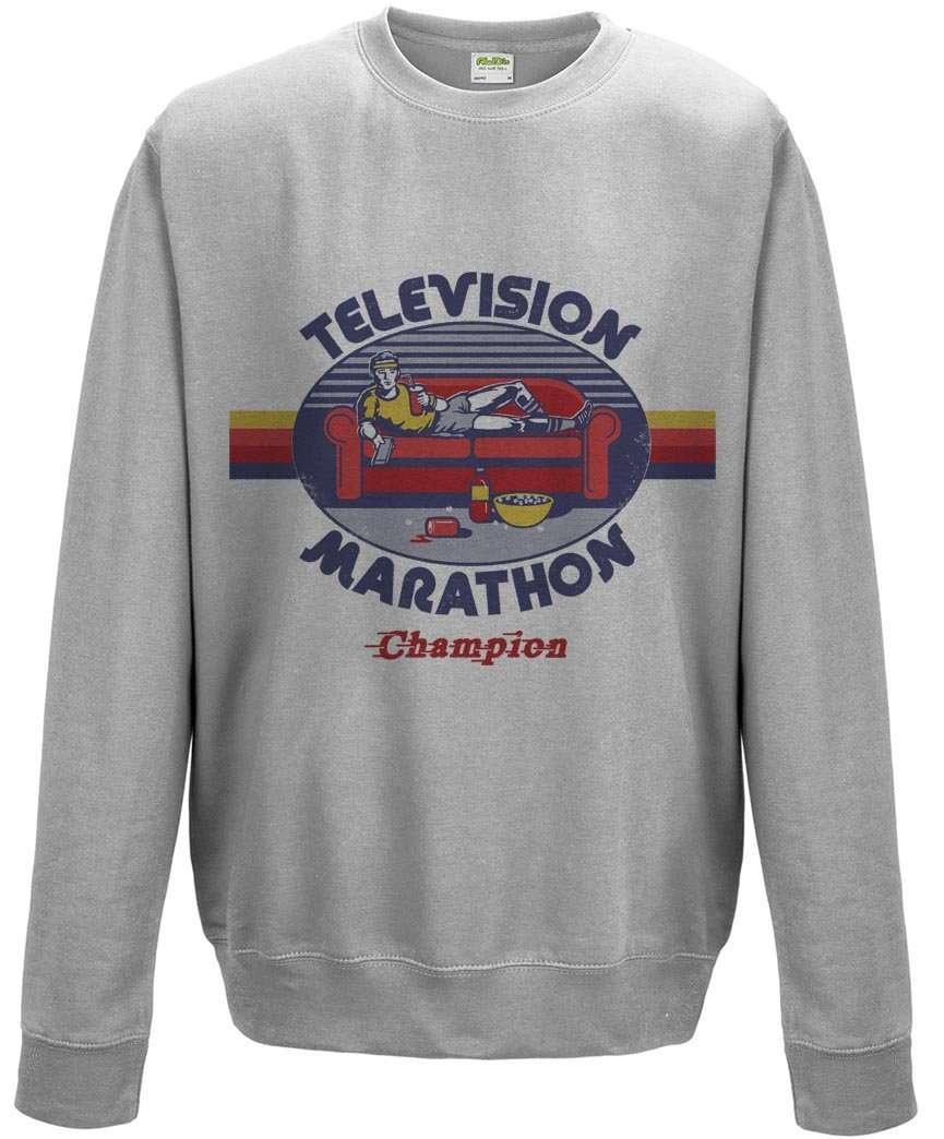  Steven Rhodes Television Marathon Champion Sweatshirt