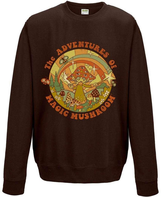  Steven Rhodes The Adventures Of Magic Mushroom Sweatshirt