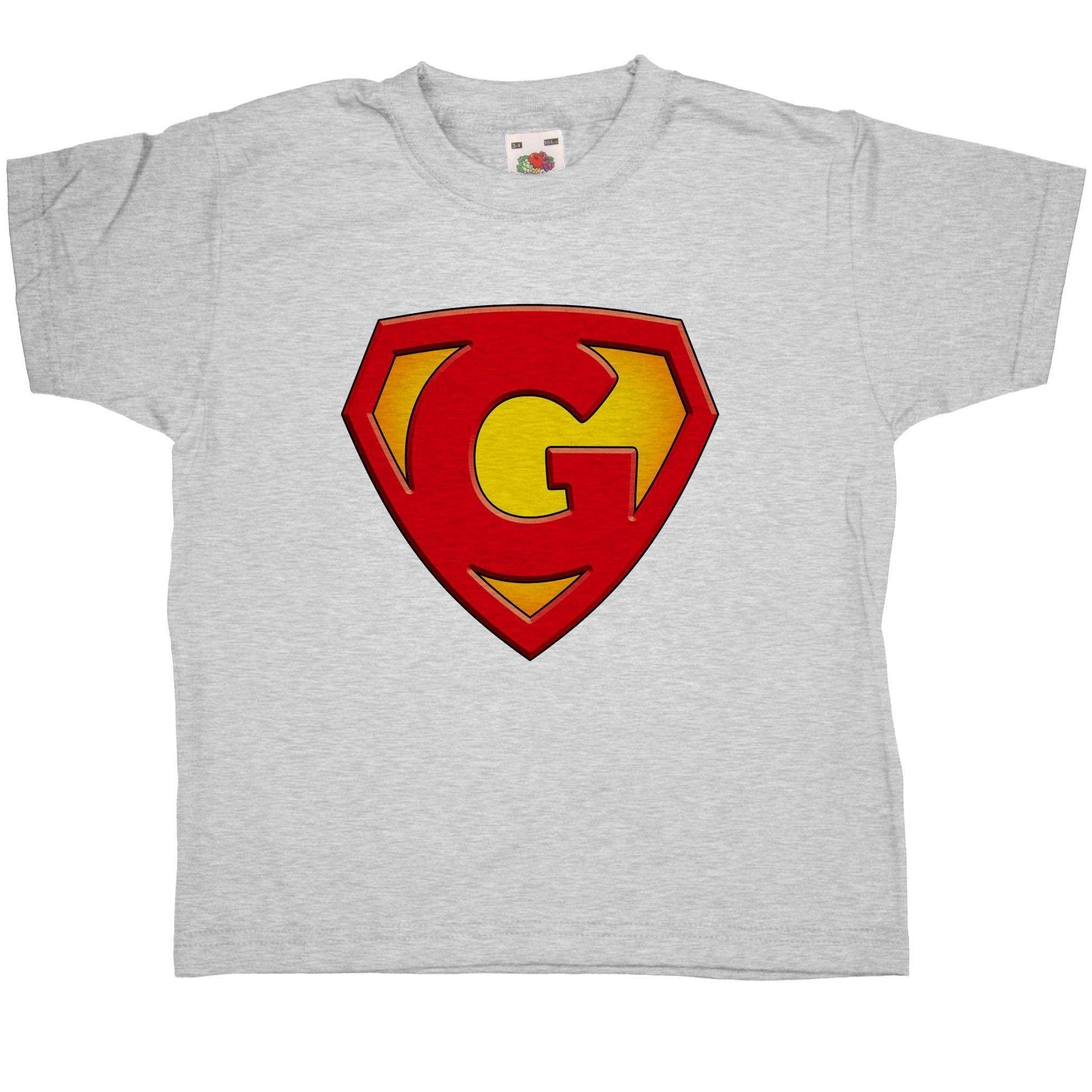  Super Hero G Kids T-Shirt