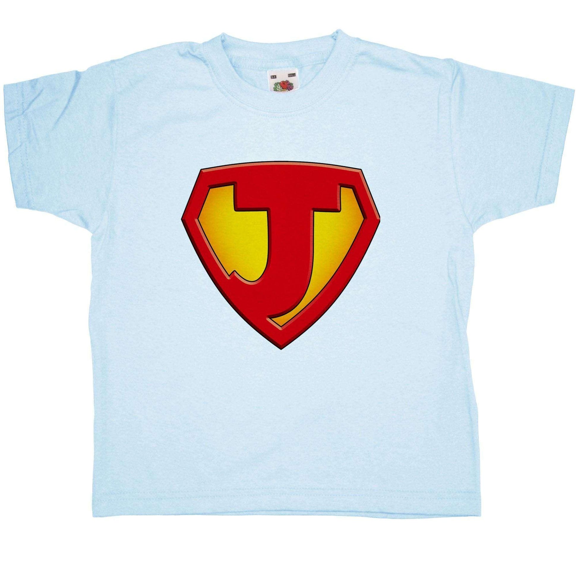  Super Hero J Childrens T-Shirt