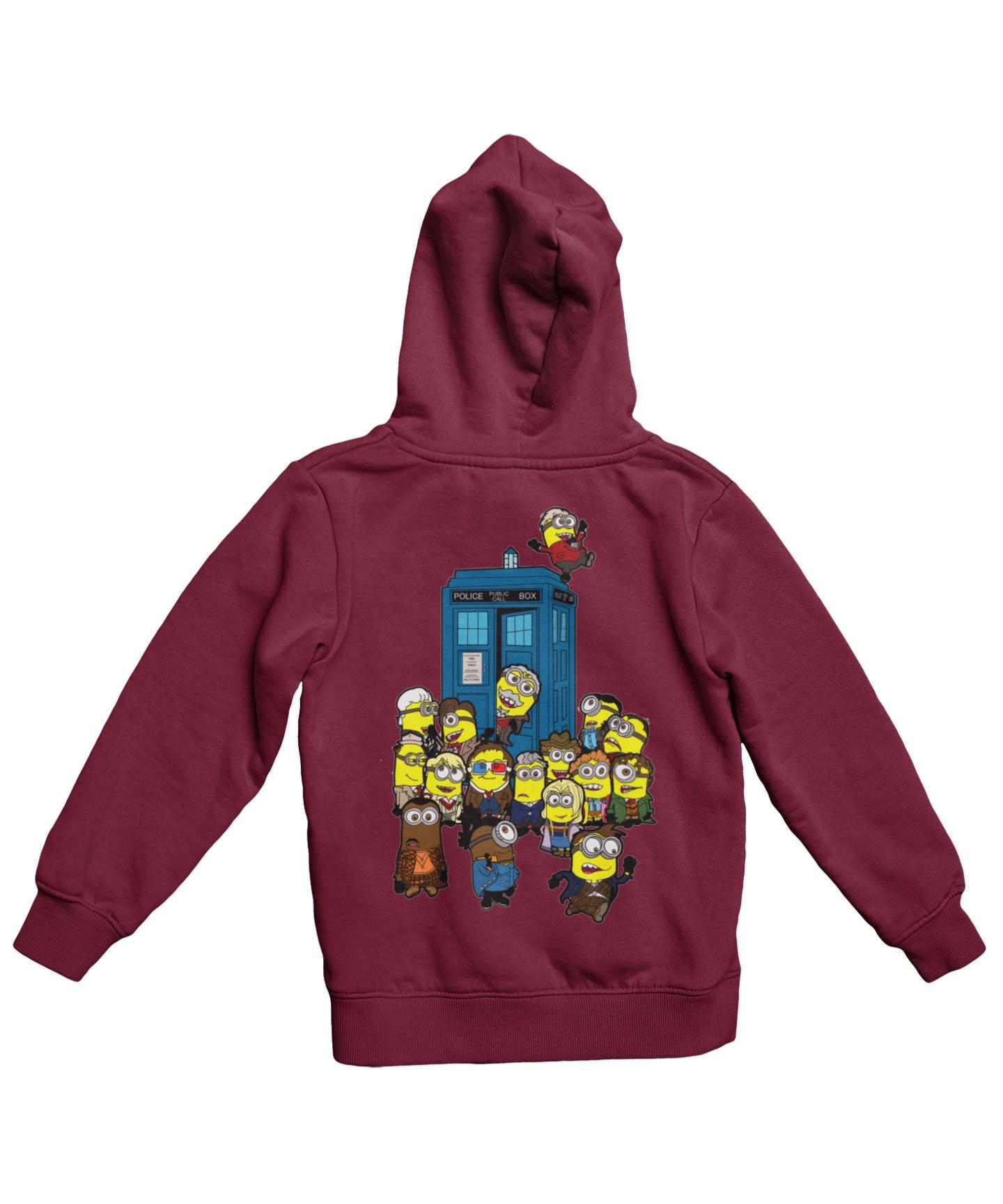  Top Notchy Doctor Minions Back Printed Hoodie