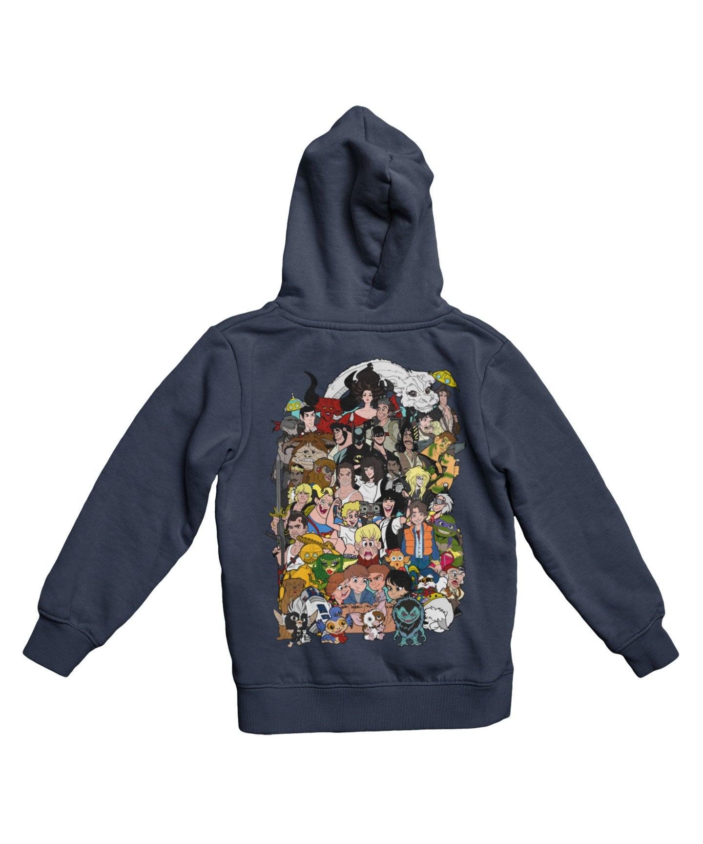  Top Notchy Made Of Movies Back Printed Hoodie