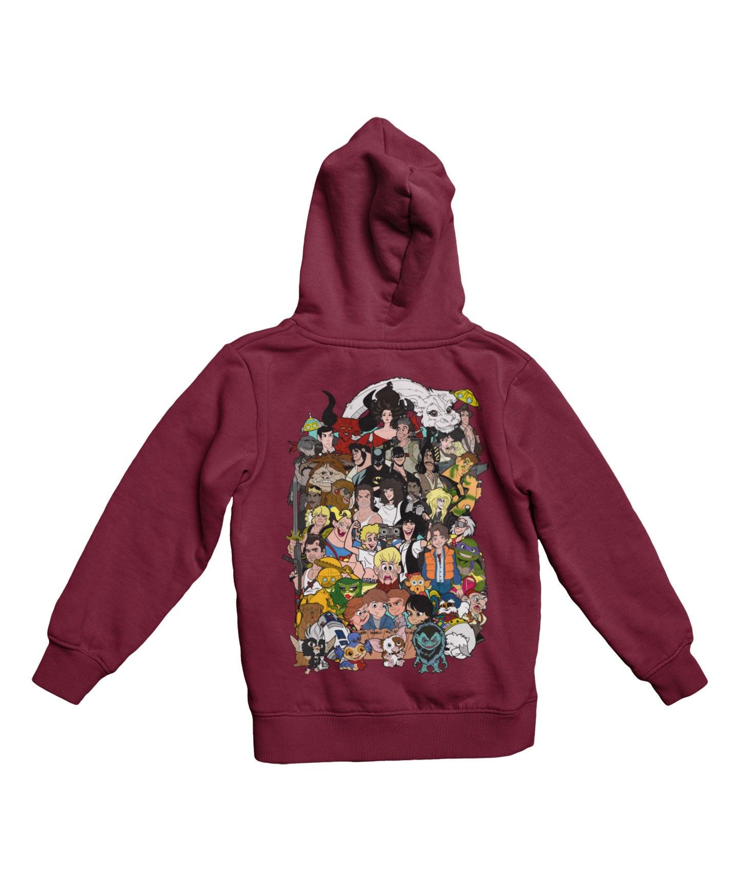  Top Notchy Made Of Movies Back Printed Hoodie