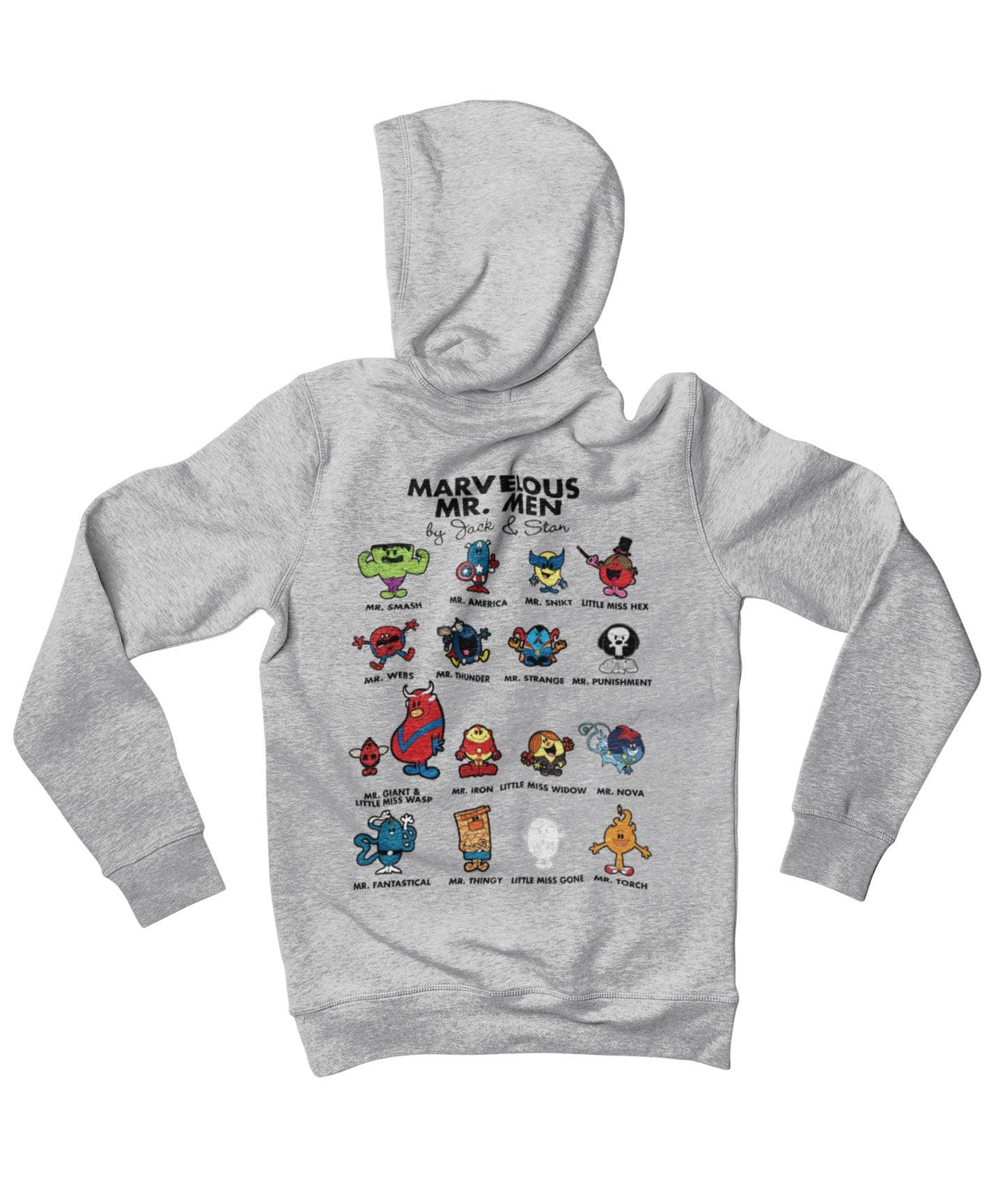  Top Notchy Marvelous Mr Men Back Printed Hoodie