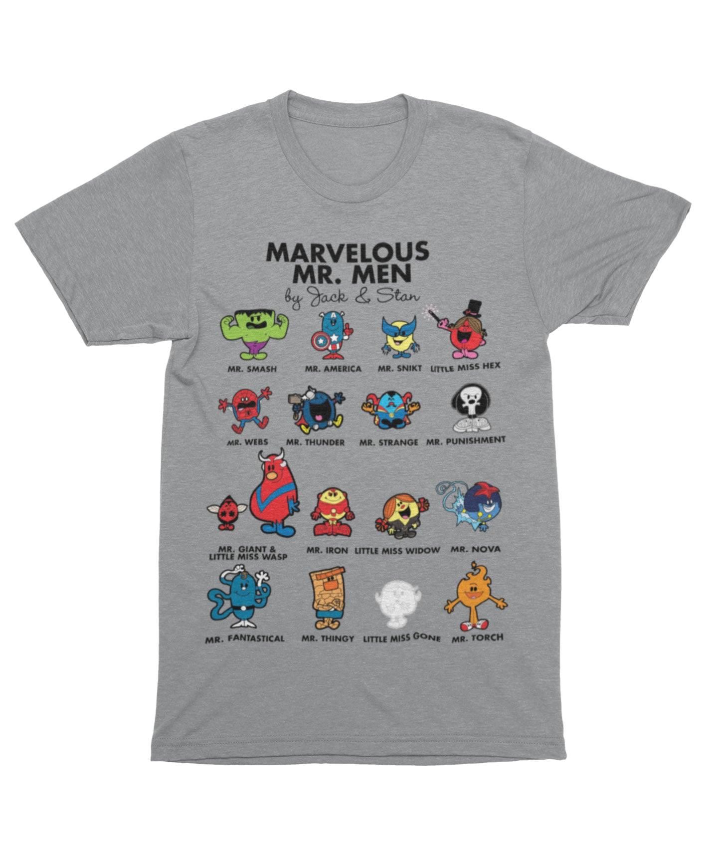  Top Notchy Marvelous Mr Men T-Shirt