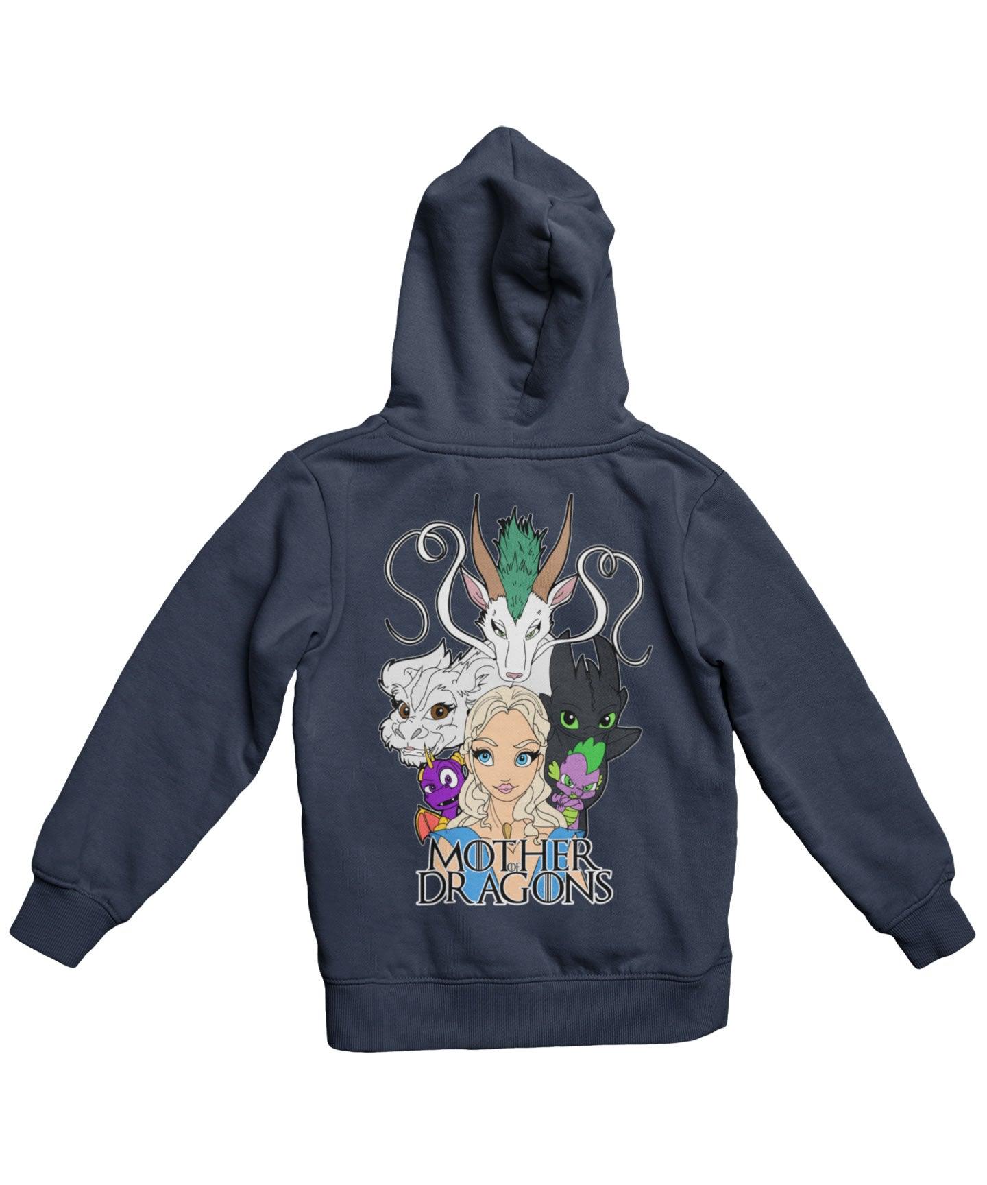  Top Notchy Mother Of Dragons Back Printed Hoodie