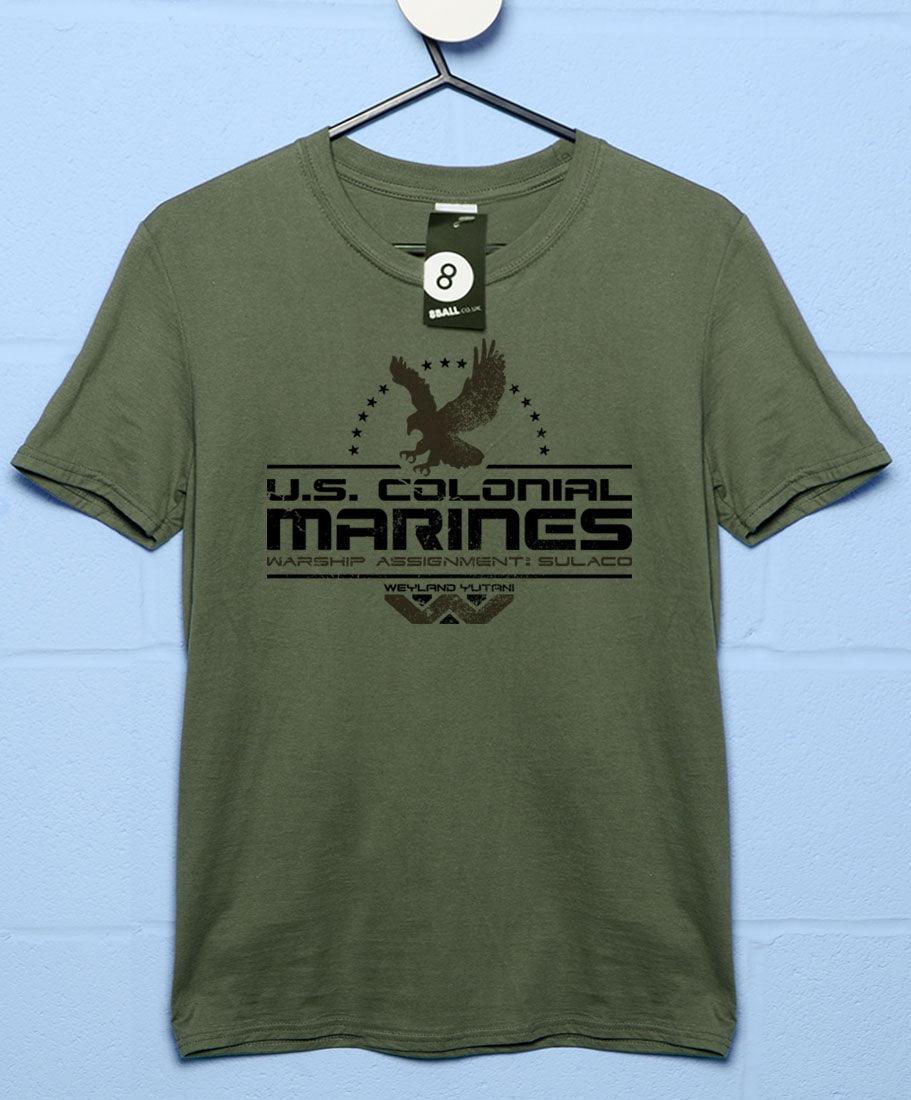  US Colonial Marines Eagle Logo T-Shirt