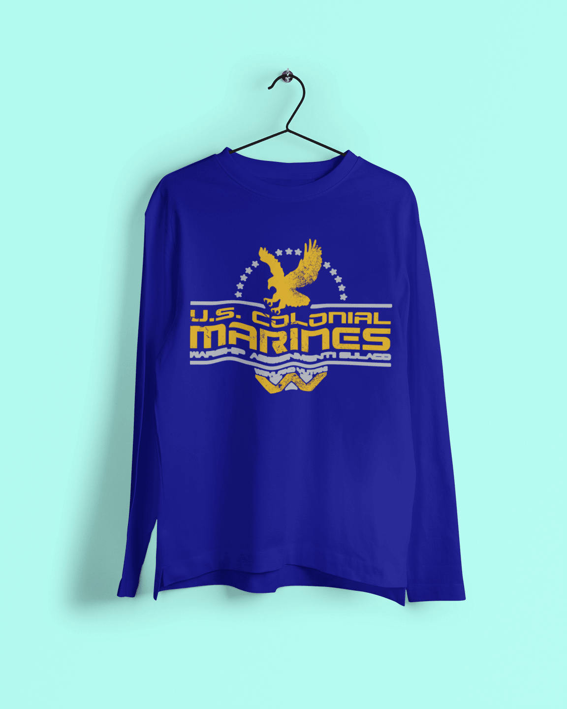  US Colonial Marines Eagle Logo Long Sleeve T-Shirt
