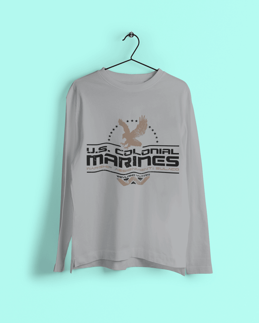  US Colonial Marines Eagle Logo Long Sleeve T-Shirt
