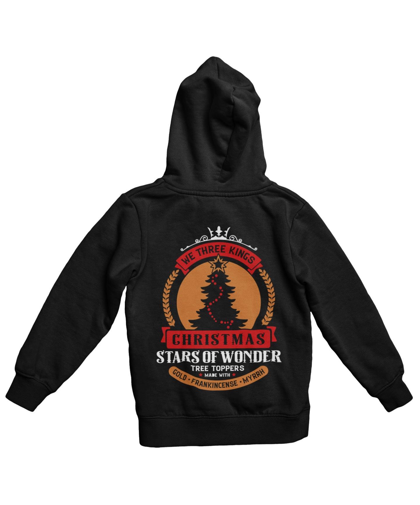  We Three Kings Colour Back Printed Christmas Hoodie